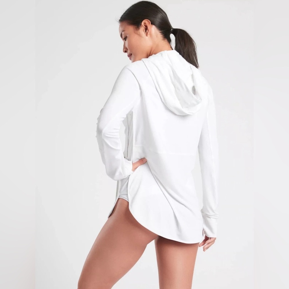 NWT Athleta Baja UPF Jacket | Bright White - Picture 3 of 5